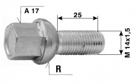 Болт за джанти №21 / M14x1.5