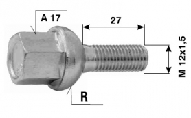 Болт за джанти №2 / M12x1.5