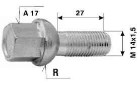 Болт за джанти №33 / M14x1.5