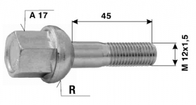 Болт за джанти №5 / M12x1.5